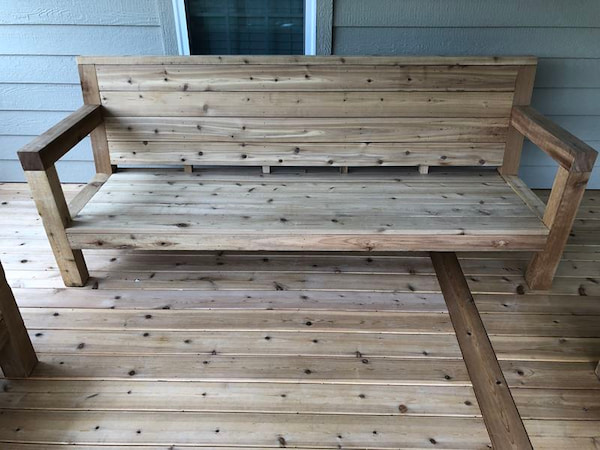 Greensboro custom cedar outdoor furniture