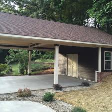 Carport project with new driveway greensboro nc cover photo