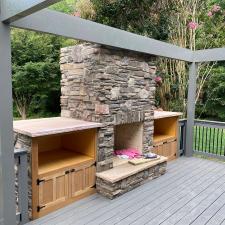Deck Replacement and Wood Burning Fireplace Installation in Greensboro, NC 6