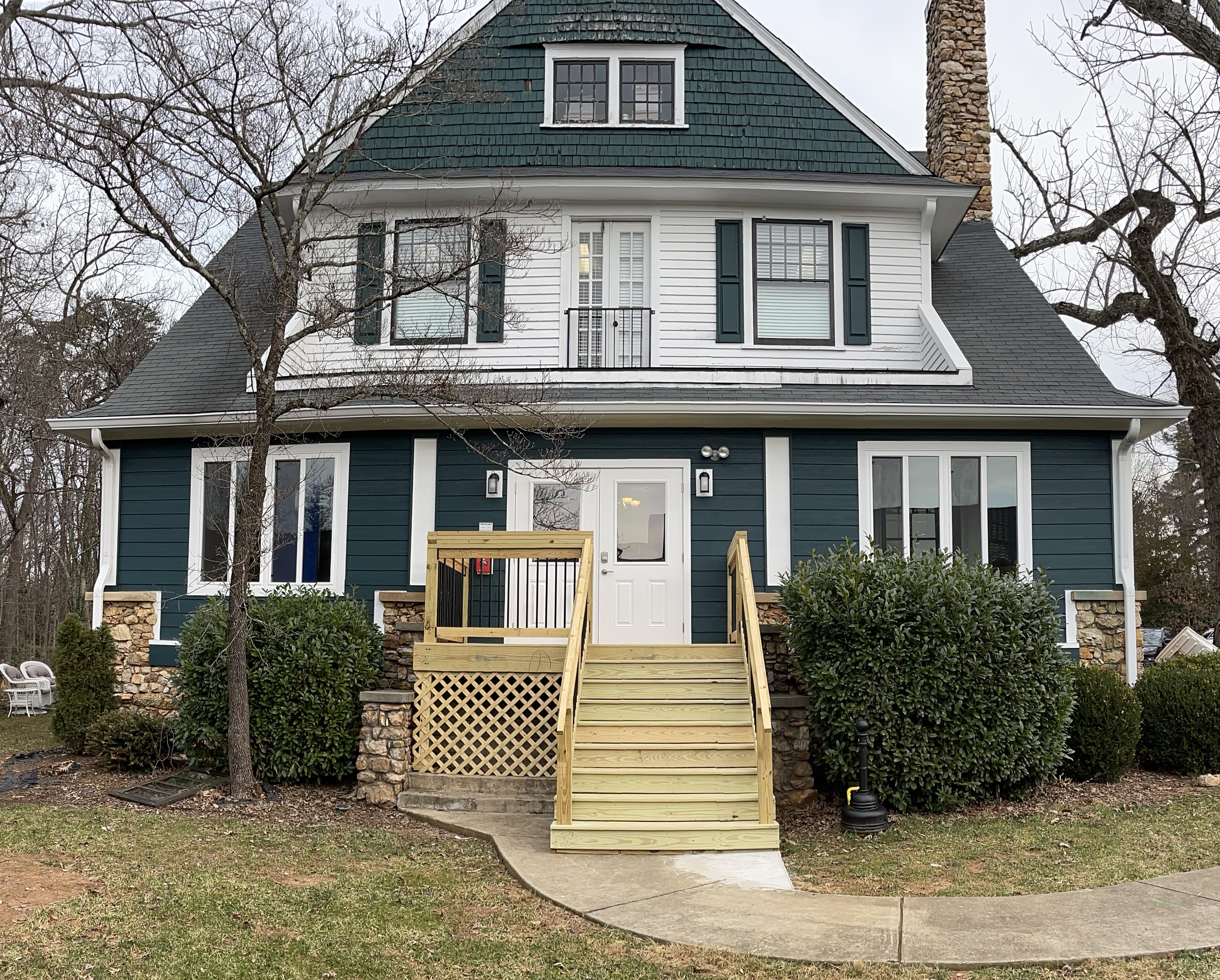 Breathing New Life into History: A 1906 Porch Transformed for Clinical Trials Office Space 