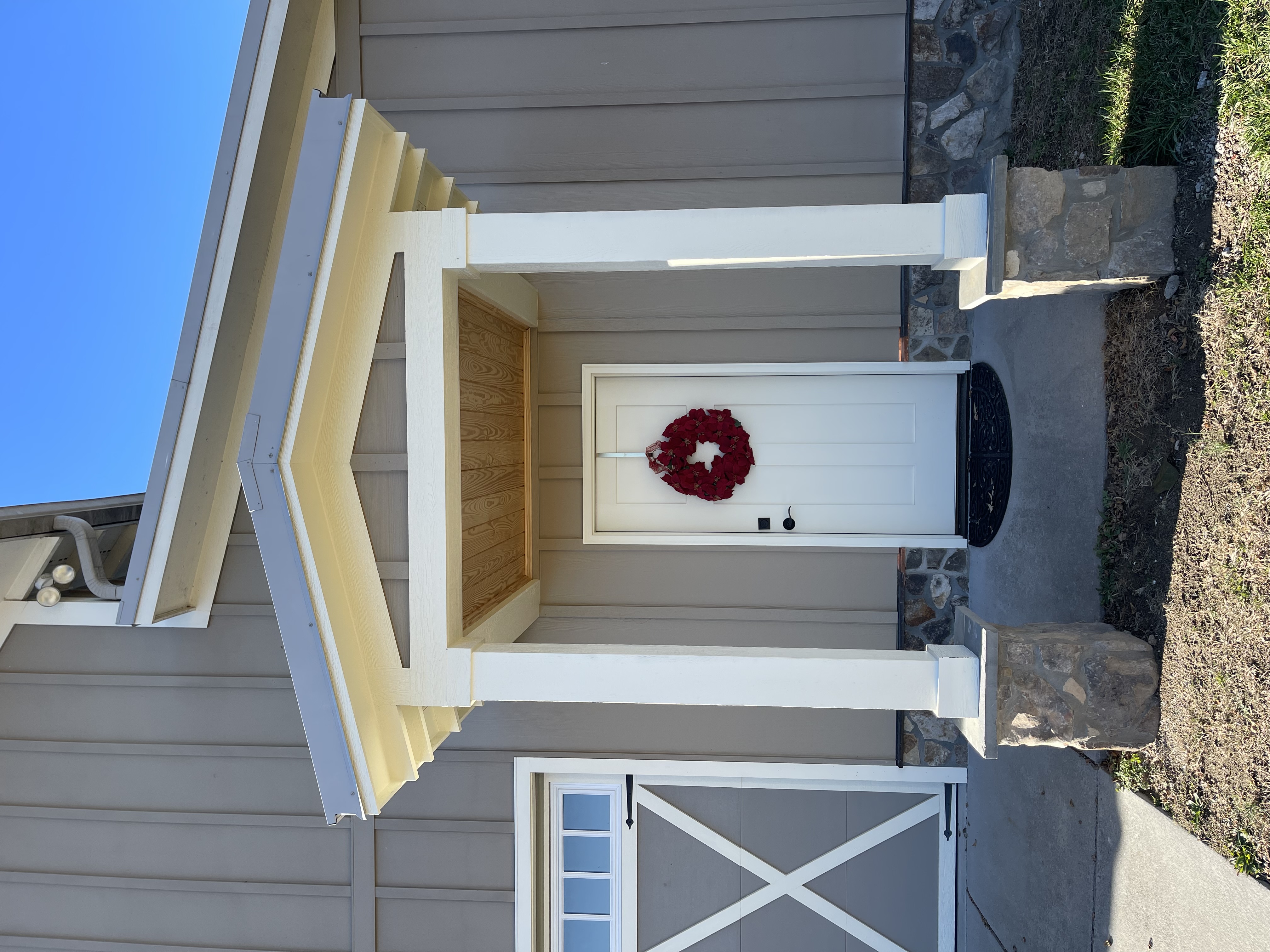 Newly Installed Gable and Door in Summerfield, NC